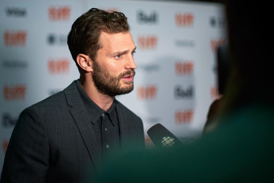 Irish actor Jamie Dornan attends the premiere of 