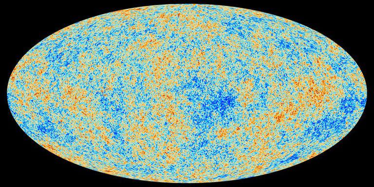 Mapa de la radiación cósmica de fondo de microondas