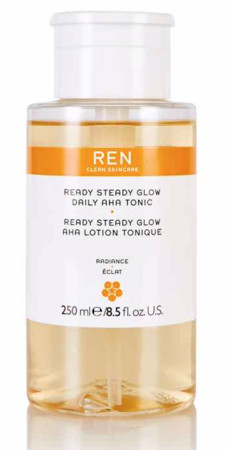 REN Clean Skincare Ready Steady Glow Daily AHA Tonic (Photo via REN Skincare)