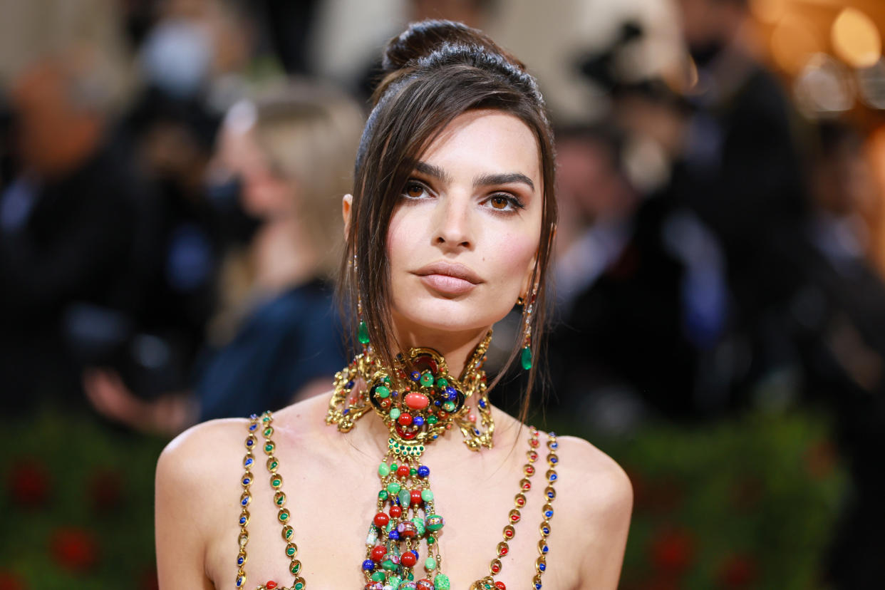 Emily Ratajkowski reportedly split with her husband in July 2022. (Photo by Theo Wargo/WireImage)