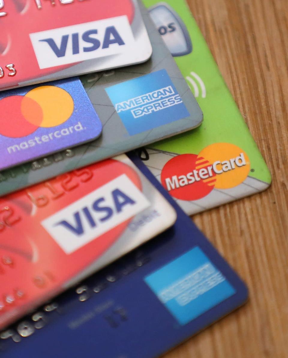 Average credit card and personal loan rates are on the increase as households grapple with the rising cost of living, according to Moneyfacts.co.uk (Andrew Matthews/PA) (PA Archive)