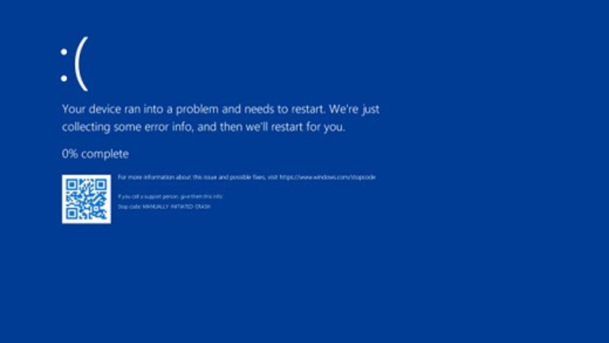  Blue screen of death windows 11. 