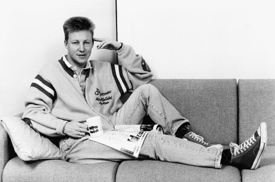 Simon Mayo in around 1986. (Photo by Dave Hogan/Getty Images)