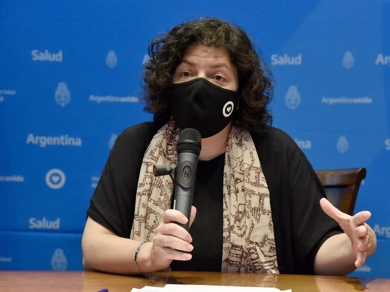 La ministra Carla Vizzotti