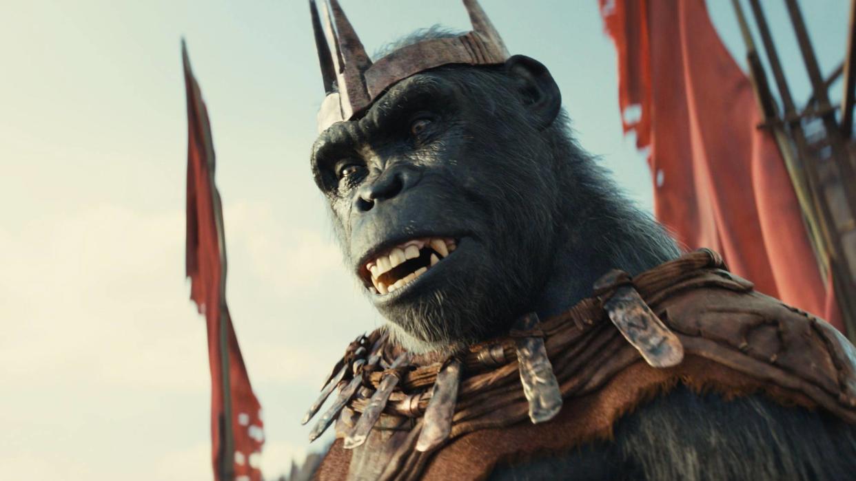  Proximus Caesar (voiced by Kevin Durand) in "Kingdom of the Planet of the Apes". 