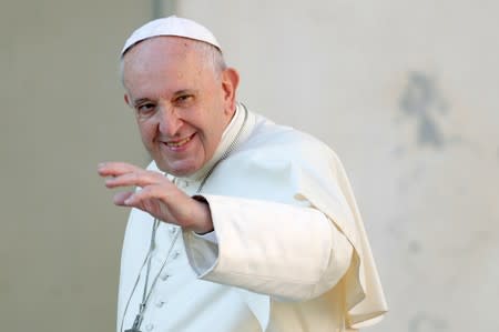 FILE PHOTO: Pope Francis holds weekly audience at the Vatican