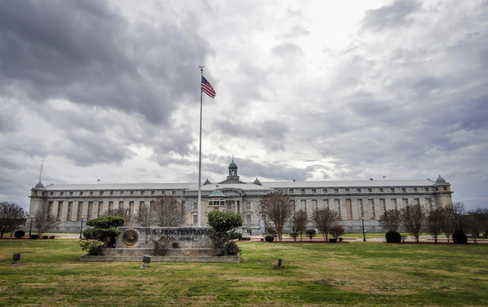 The Atlanta Federal Penitentiary where James "Whitey" Bulger had been dosed with LSD on a regular basis for 15 months as part of a mind-control experiment backed by the CIA while serving his first stretch in federal prison, is seen Wednesday, Feb. 5, 2020, in Atlanta. The secret program, MK-ULTRA, enlisted doctors and other subcontractors to administer LSD in large doses to prisoners, addicts and others unlikely to complain. (AP Photo/John Bazemore)