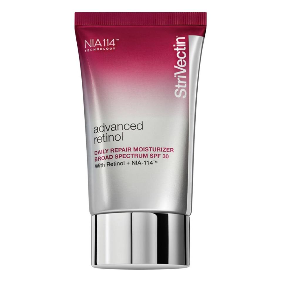 <p><a href="https://go.redirectingat.com?id=74968X1596630&url=https%3A%2F%2Fwww.sephora.com%2Fproduct%2Fstrivectin-advanced-retinol-daily-repair-face-moisturizer-broad-spectrum-spf-30-P481742&sref=https%3A%2F%2Fwww.cosmopolitan.com%2Fstyle-beauty%2Fbeauty%2Fg44343150%2Fbest-retinol-cream%2F" rel="nofollow noopener" target="_blank" data-ylk="slk:Shop Now;elm:context_link;itc:0;sec:content-canvas" class="link ">Shop Now</a></p><p>Advanced Retinol Daily Repair Face Moisturizer SPF 30</p><p>$99.00</p><p>sephora.com</p><span class="copyright">Strivectin</span>