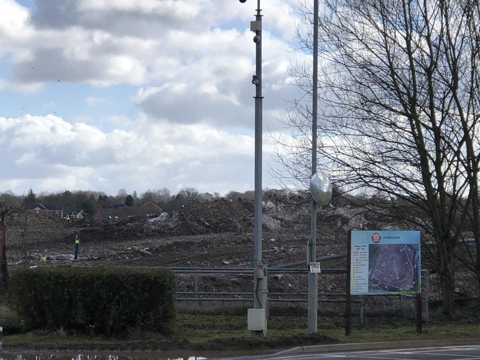 Red Industries owns the landfill site, which was formerly a clay extraction quarry (James Morris)