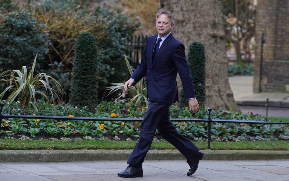 Grant Shapps, the new Energy Security and Net Zero Secretary, arrives in Downing Street this afternoon - Stefan Rousseau /PA