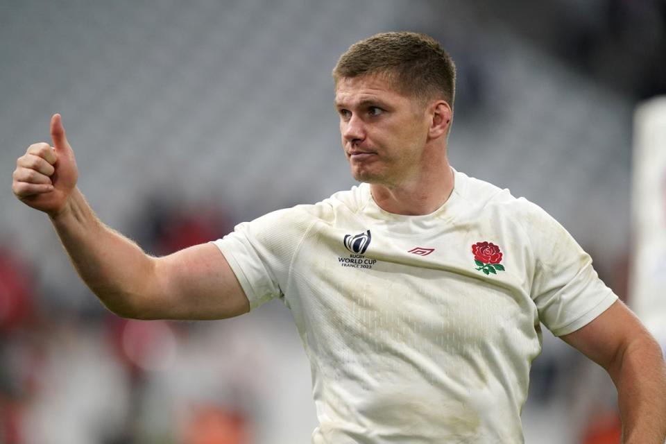 England captain Owen Farrell will be keen to finish with a victory (PA Wire)