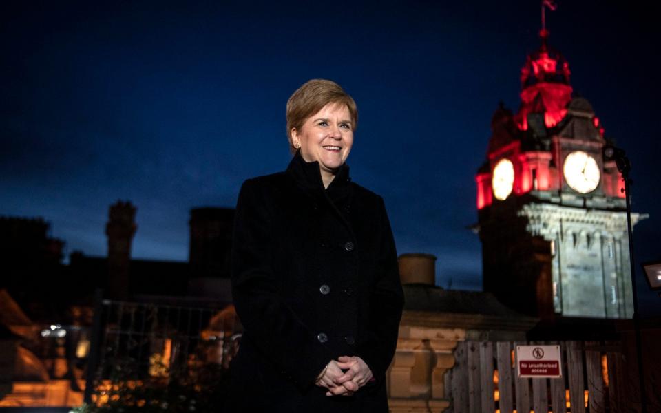 The First Minister said she had not yet decided whether she would see her own parents at Christmas - Andy Buchanan/PA