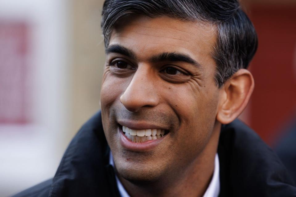 Rishi Sunak under pressure to boost Tories flagging poll fortunes (PA Wire)