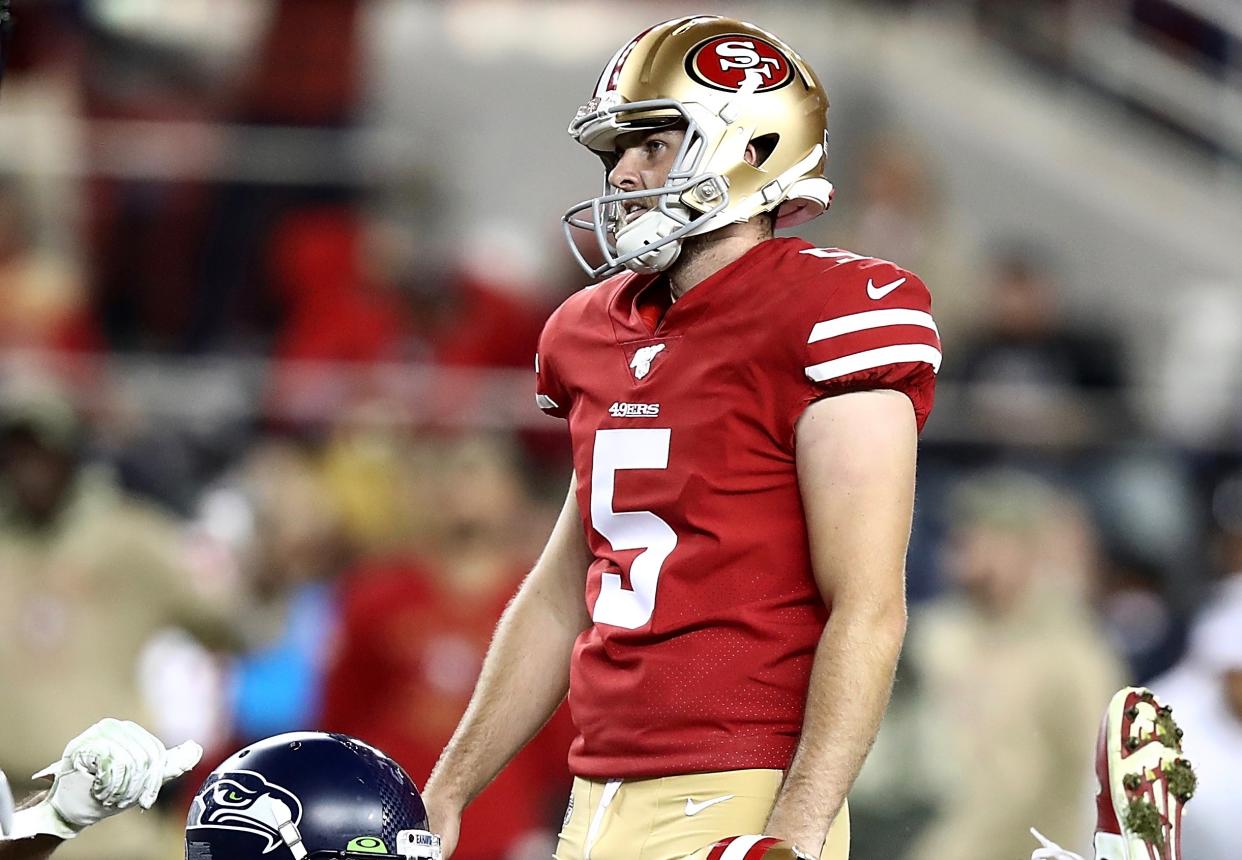 Chase McLaughlin's chance to be a hero took a wide left turn against the Seahawks. (Photo by Ezra Shaw/Getty Images)