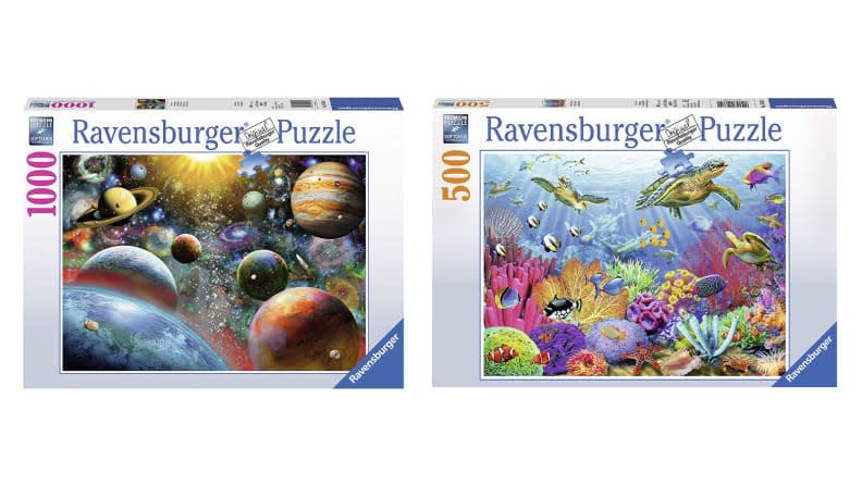 Work on a jigsaw puzzle from Ravensburger any time you need to relax.