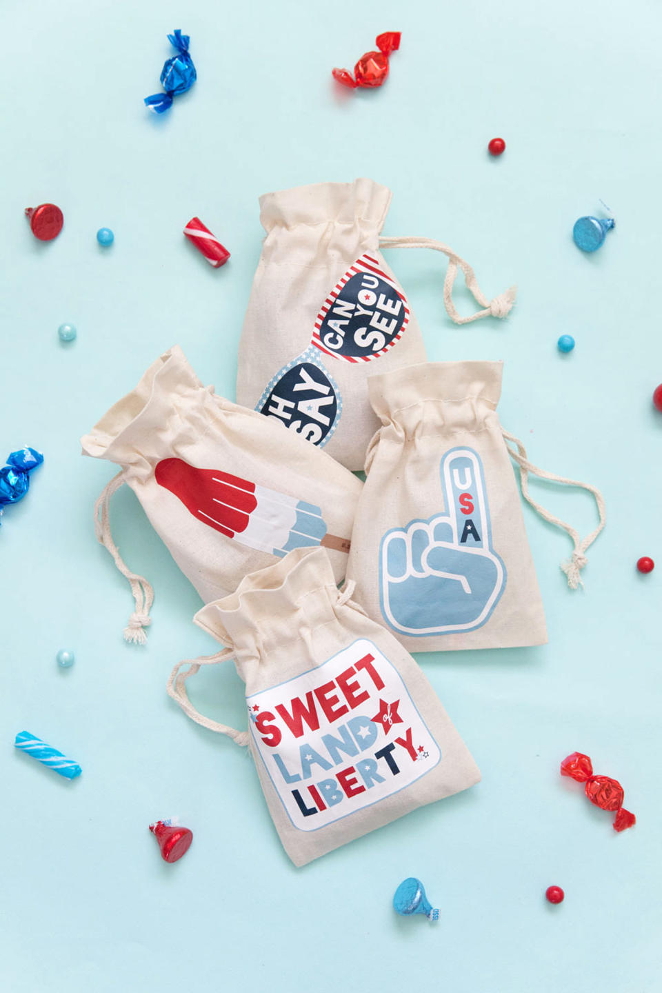 4th of July goodie bags  (Tell Love and Party )