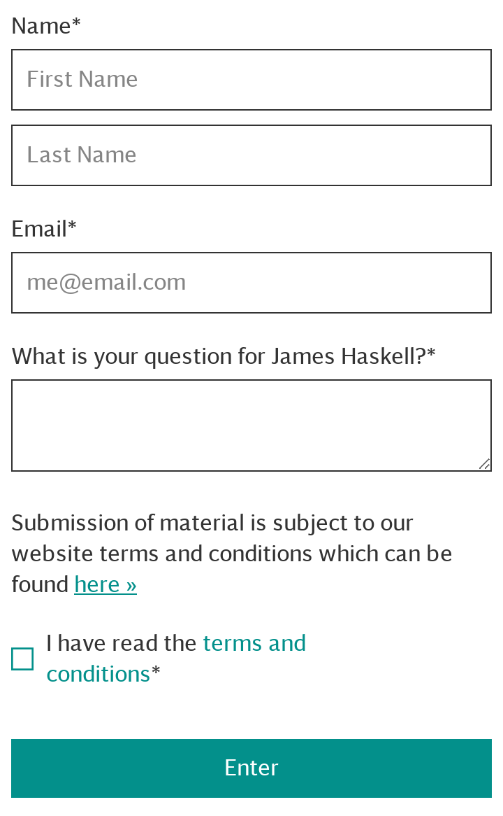 James Haskell Q&A