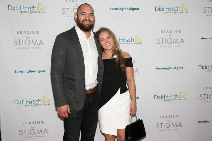 Ronda Rousey has announced her engagement to UFC fighter Travis Browne. (Getty)