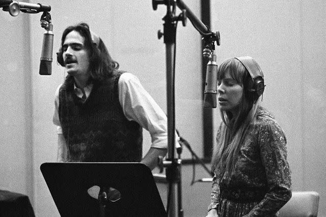 Jim McCrary/Redferns Joni Mitchell and James Taylor