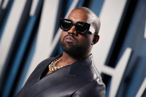 PHOTO: Kanye West attends the 2020 Vanity Fair Oscar Party hosted by Radhika Jones at Wallis Annenberg Center for the Performing Arts on Feb. 09, 2020 in Beverly Hills, Calif. (Rich Fury/Getty Images for Vanity Fair, FILE)