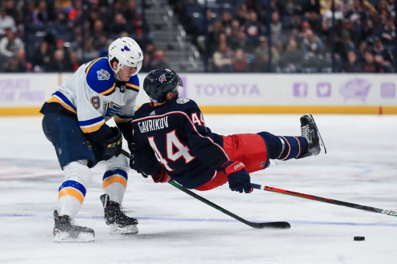 NHL: St. Louis Blues at Columbus Blue Jackets