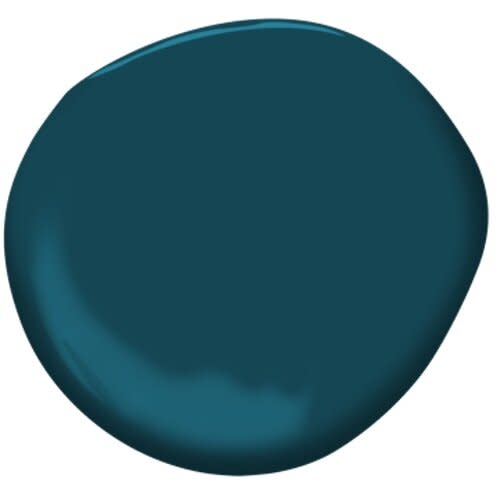 Benjamin Moore Teal Paint