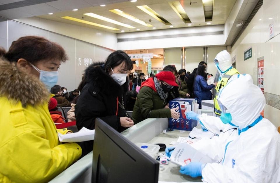 ▲武漢肺炎疫情持續擴大，湖北省多市進入封城狀態。（示意圖／翻攝自微博）