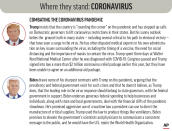 Policy positions of President Donald Trump and Democratic nominee Joe Biden on combating the coronavirus pandemic. (AP Graphic)