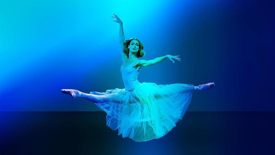 Hannah Fischer of Miami City Ballet in “Serenade.” Foto Alexander Iziliaev/Cortesía MCB