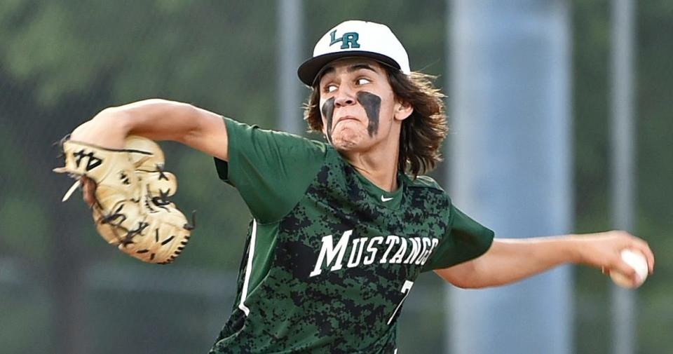 Riverview's High baseball team ended a three-game losing trend with a 4-1 triumph against visiting Lakewood Ranch High on Wednesday night, March 23, 2022, at the Rams field at the Suncoast Technical College, in Sarasota.