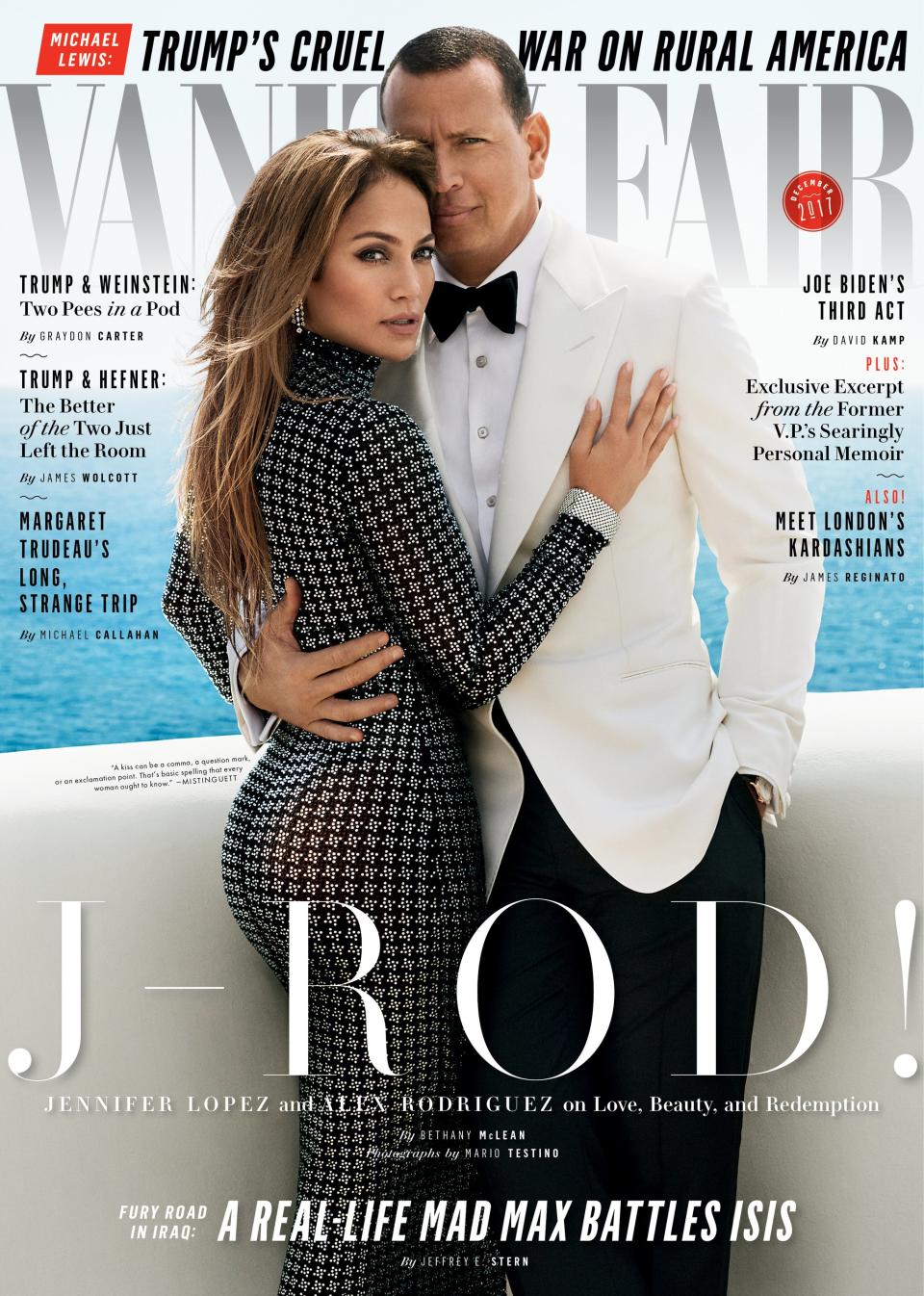 Jennifer Lopez and Alex Rodriguez cover Vanity Fair