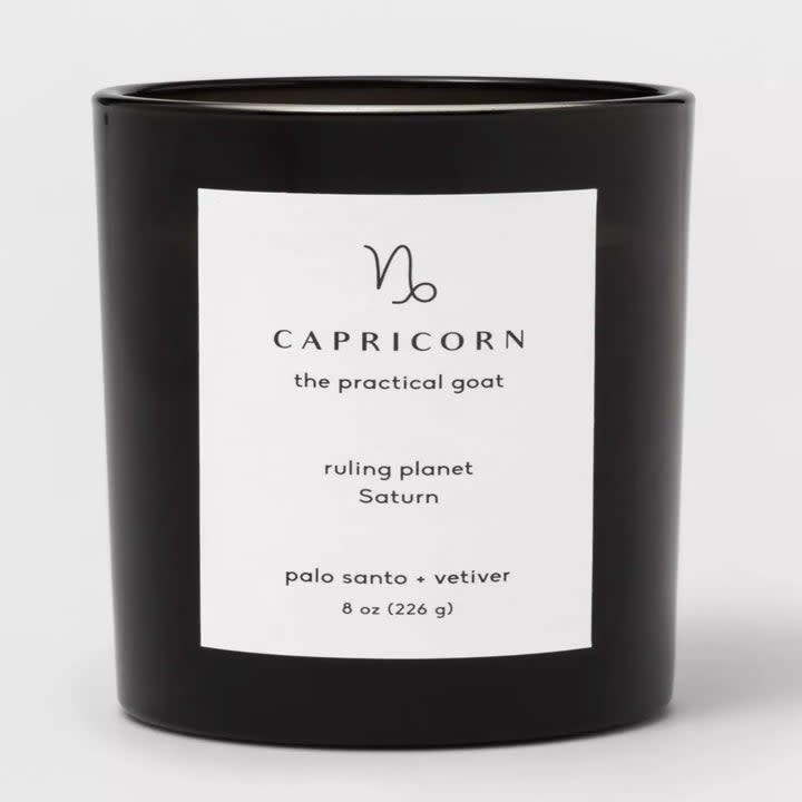 the candle in a capricorn scent