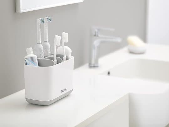 This 30%-off large Joseph Joseph toothbrush caddy has no right to look as good as it does.