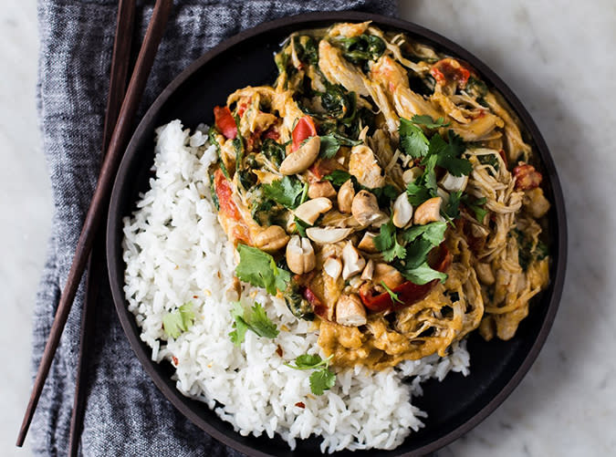 November 1: Slow-Cooker Pumpkin Chicken Curry