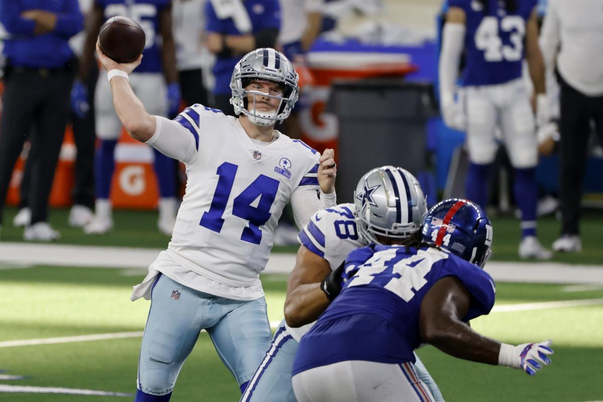 Prescott injured, Dalton leads Cowboys past Giants - The San Diego