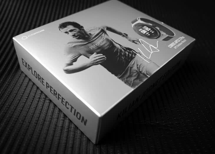 black and white photo of the box