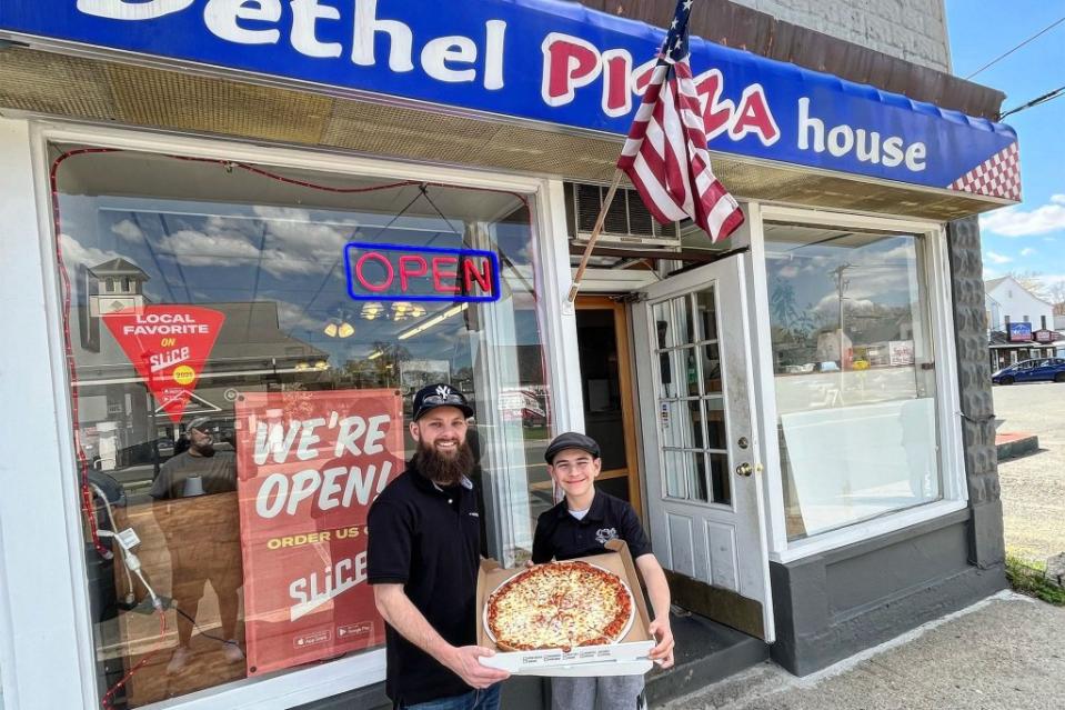 Kenny Wildes has been eating up to a full pie a day for six years after a colleague dared him to adopt the delicious diet. CTPizzaMan/Instagram