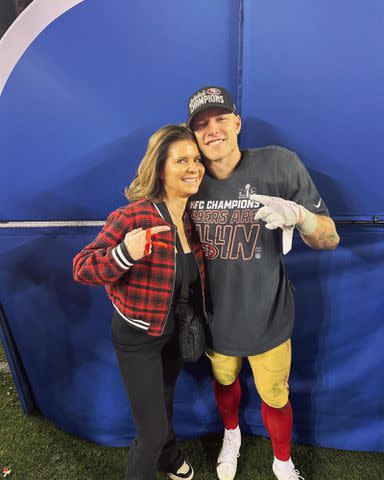 <p>Lisa McCaffrey Instagram</p> Lisa McCaffrey and Christian McAffrey.