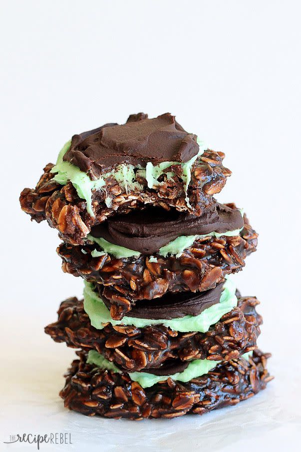 Fudge Mint Chocolate Cookies