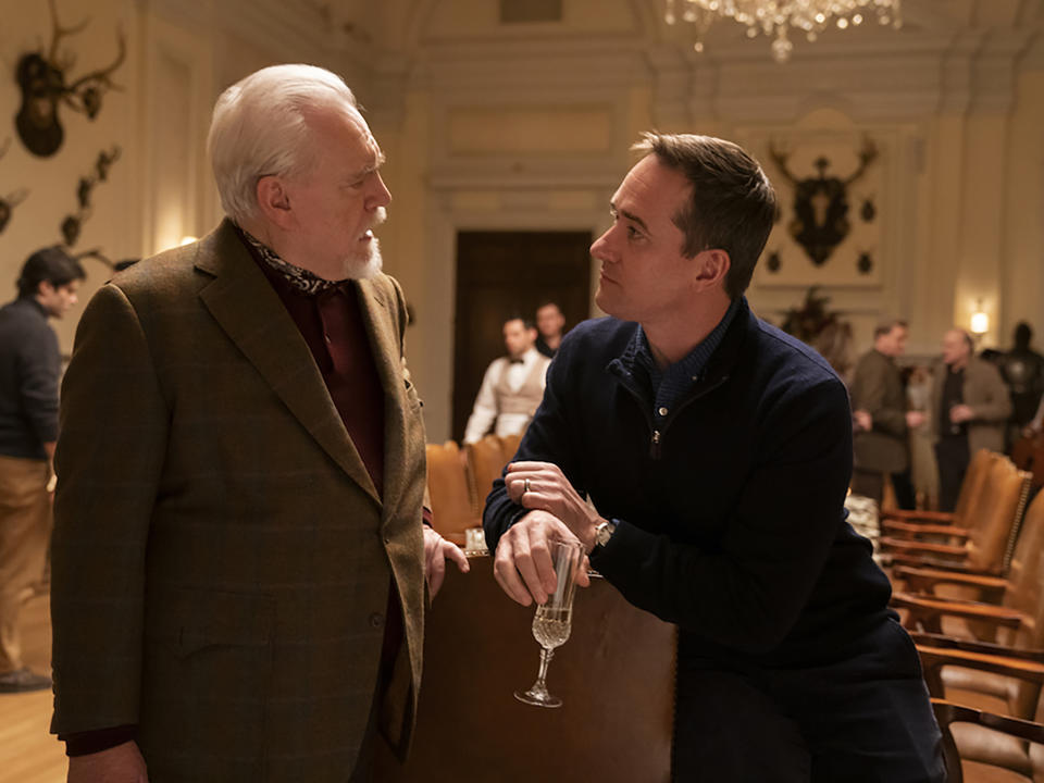 Brian Cox and Matthew Macfadyen in 'Succession'HBO