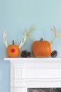 <p>A mash-up of holidays makes for a very stylish display. Gold antlers and a Rudolph-inspired nose will take your gourds well into winter.</p><p>Get the <a href="https://www.womansday.com/home/crafts-projects/how-to/a5982/craft-project-merry-mix-up-123880/" rel="nofollow noopener" target="_blank" data-ylk="slk:Merry Mix-Up Pumpkins tutorial;elm:context_link;itc:0;sec:content-canvas" class="link "><strong>Merry Mix-Up Pumpkins tutorial</strong></a>.</p><p><a class="link " href="https://www.amazon.com/Sax-Tracing-Paper-Pad-inches/dp/B003V1FDTI?tag=syn-yahoo-20&ascsubtag=%5Bartid%7C10070.g.331%5Bsrc%7Cyahoo-us" rel="nofollow noopener" target="_blank" data-ylk="slk:SHOP TRACING PAPER;elm:context_link;itc:0;sec:content-canvas">SHOP TRACING PAPER</a></p>