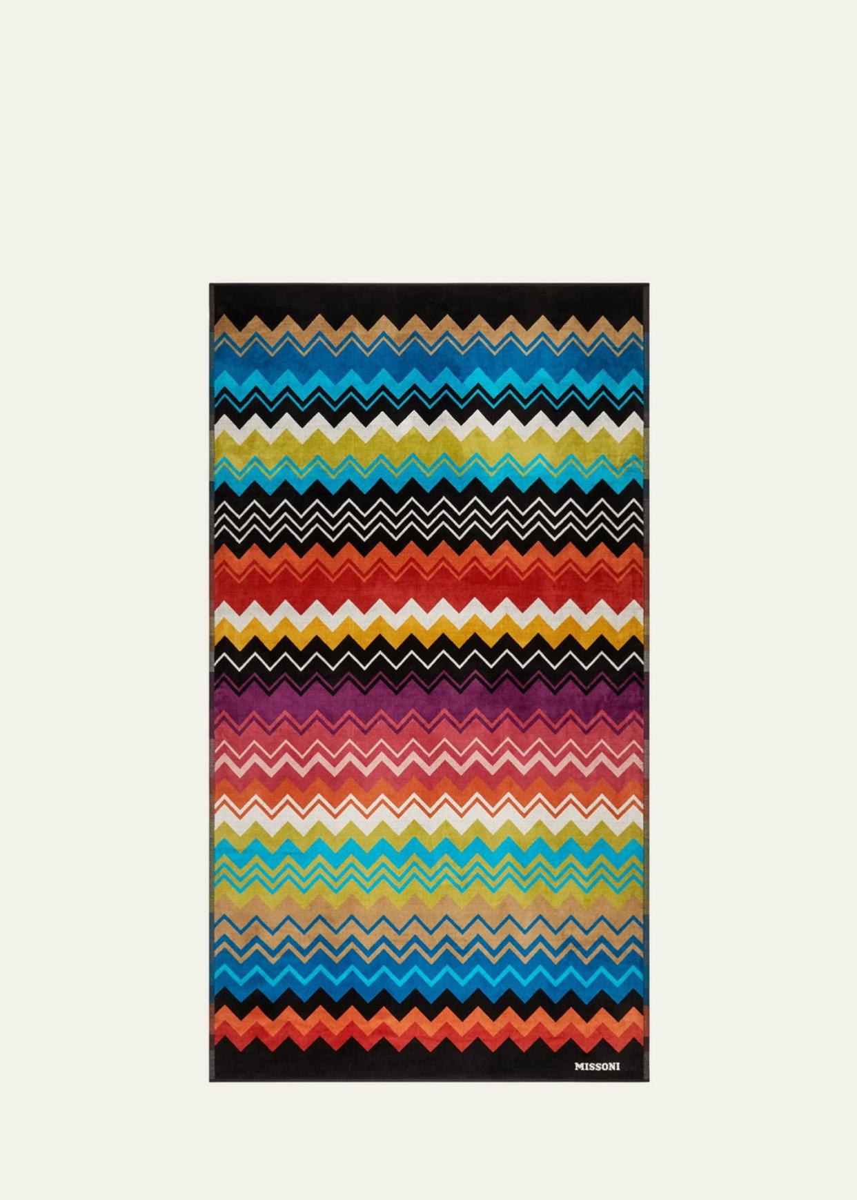 <p><a href="https://go.redirectingat.com?id=74968X1596630&url=https%3A%2F%2Fwww.bergdorfgoodman.com%2Fp%2Fmissoni-home-giacomo-beach-towel-prod174170369&sref=https%3A%2F%2Fwww.harpersbazaar.com%2Ffashion%2Ftrends%2Fg60257022%2Fbest-luxury-beach-towels%2F" rel="nofollow noopener" target="_blank" data-ylk="slk:Shop Now;elm:context_link;itc:0;sec:content-canvas" class="link rapid-noclick-resp">Shop Now</a></p><p>Giacomo Beach Towel</p><p>$255.00</p>