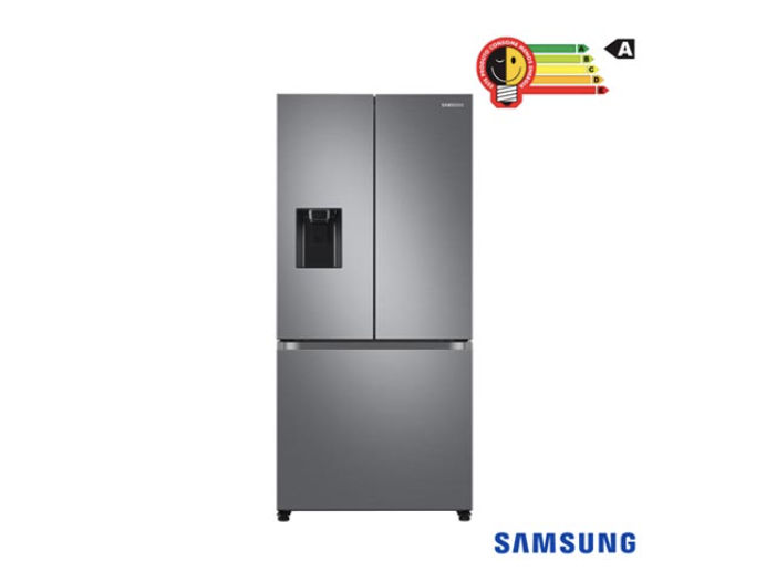 Refrigerador French Door Samsung de 03 Portas Frost Free com 470 Litros Inox - RF49A5202S9/AZ (Imagem: Fast Shop)