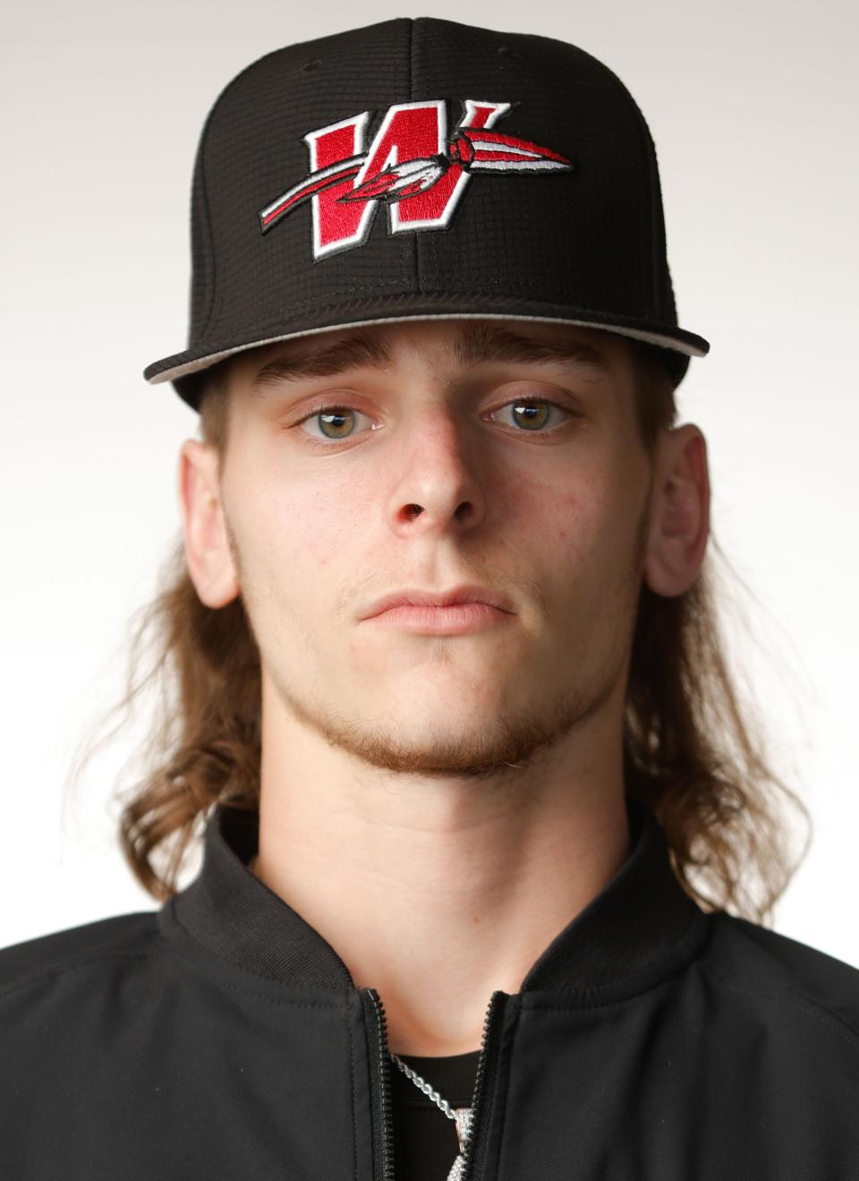 Washington's Triston Babbitt, baseball, is pictured during The Oklahoman's annual high school spring sports media day at Bishop McGuinness High School in Oklahoma City, Wednesday, Feb. 21, 2024.