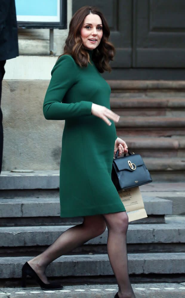 Kate Middleton's Mulberry Mini Seaton Bag in Black