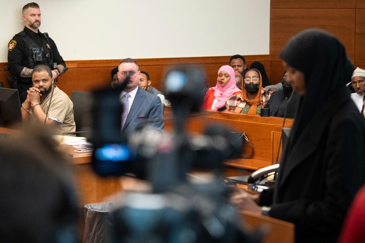 John Wooden, 48, was sentenced to 73-78.5 to life in prison for the kidnapping and aggravated murder of local Imam, Mohamed Hassan Adam, and other charges.