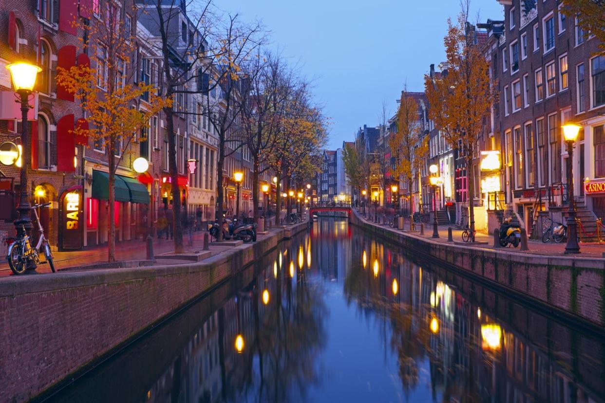 Amsterdam's red light district: Dreamstime