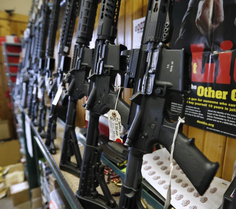 Semi-automatic AR-15's are for sale at Good Guys Guns