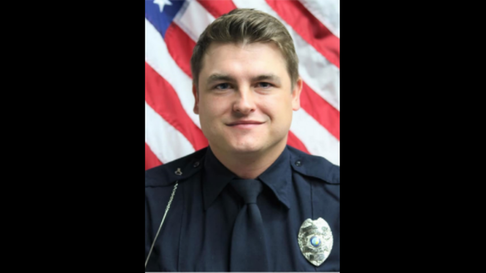 Knightdale Police Officer Ryan Hayworth, 23, was killed in a crash on Interstate 540 early Sunday morning.