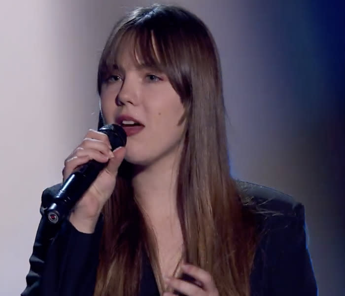 Rocío Hernández en La voz